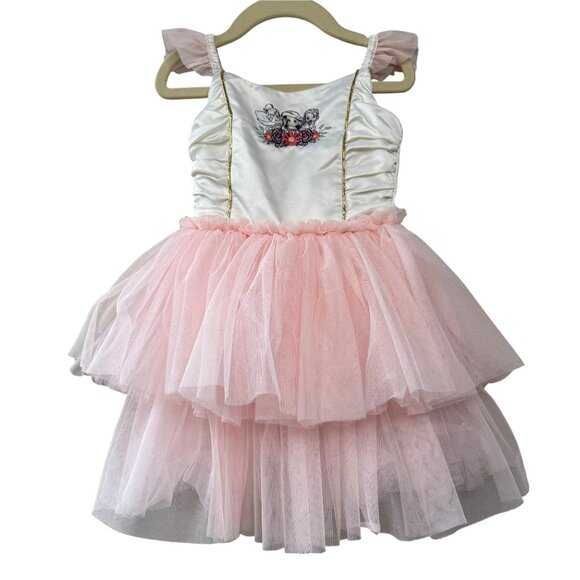 DISNEY Tinker Bell, Ariel, Belle Tutu Leotard 4 4T Animators Collection Dress Up - Picture 1 of 12